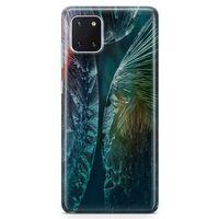 Samsung Galaxy A81 Kılıf Cam Kırıkları Arka Kapak Koruma Desenli Full Koruyucu