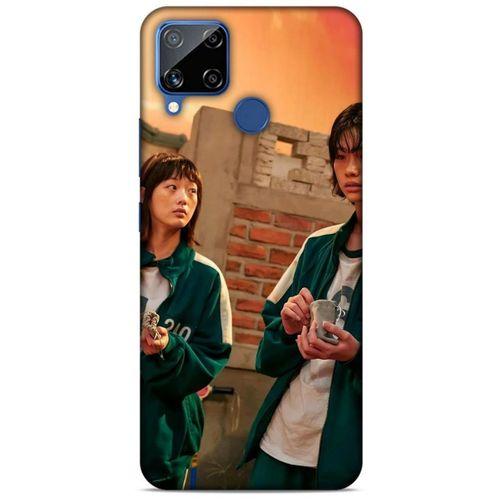 Realme C15 Uyumlu Kılıf Squid Game (10) Full Koruma Kılıfı Sang-Ook