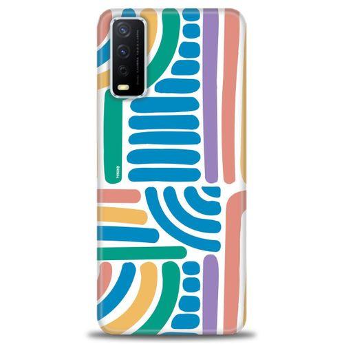 Vivo Y11S Kılıf HD Baskılı Kılıf - Joy + Tam Ekran Koruyucu