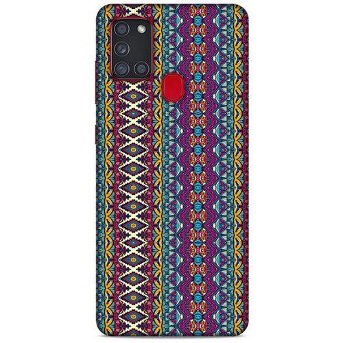 Ethnic Culture (95) Samsung Galaxy A21s Kılıf Silikon Kapak Desenli
