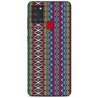 Ethnic Culture (95) Samsung Galaxy A21s Kılıf Silikon Kapak Desenli