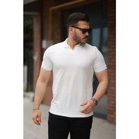 Erkek Yakalı Waffle Dokulu Kısa Kollu Tişört