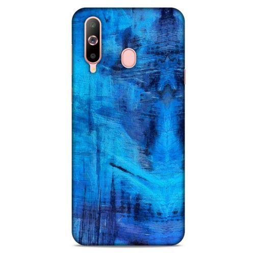 Samsung Galaxy A60 Uyumlu Kılıf Mavi Delisi (12) Koruyucu Silikon Duvar Kağıdı