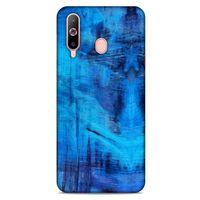 Samsung Galaxy A60 Uyumlu Kılıf Mavi Delisi (12) Koruyucu Silikon Duvar Kağıdı