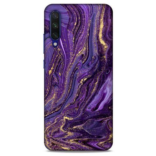 Xiaomi Mi A3 Uyumlu Kılıf Mor Delisi (3) Kapak Kumlu