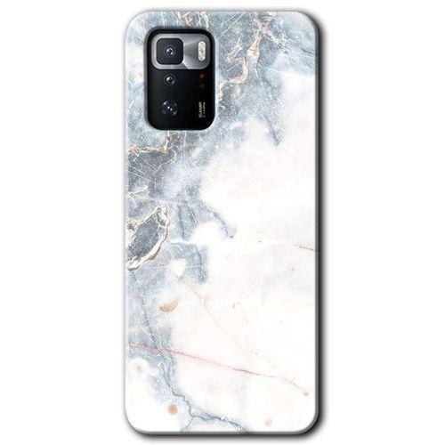 Poco x3 GT Kılıf HD Desen Baskılı Arka Kapak - White Marble