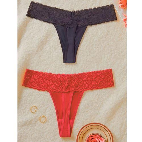 2’li Dantelli Seksi Tanga