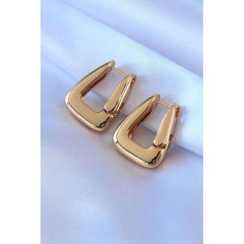 316L Çelik Gold Renk Kadın Küpe