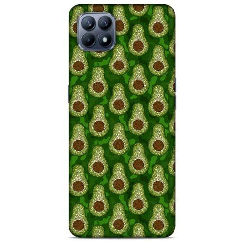 Frutix Avokado 02 Huawei P40 Lite Kılıf Desenli Silikon