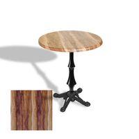 Dockers Çipa 1012 Döküm Ayak Yuvarlak Masa Çap 70cm - (Werzalit, Wermodin ve Allzalit Tabla) - Indiana Wood