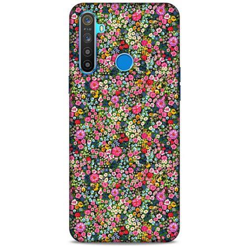 Lopard Oppo Realme 5i Uyumlu Kılıf Bahar (49) Ultra Silikon Kılıf Bol Çiçekli