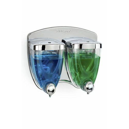Sıvı Sabunluk Ikiz 350+350 ml Krom Kaplama Royaleks-F038