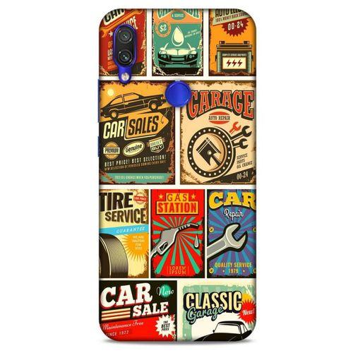 Retro (19) Desen Kılıfları Renkli Xiaomi Redmi Note 7 Pro Kılıf