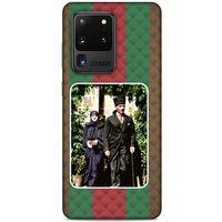 Samsung Galaxy S20 Ultra Kılıf Atatürk (22) Tam Koruma Kılıfı Yeşil Kırmızı