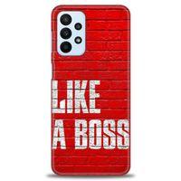 Samsung Galaxy A23 4G Kılıf HD Baskılı Kılıf - Like a Boss + Tam Ekran Koruyucu