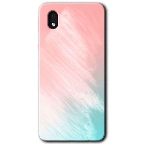 MRCİLETİSİM Samsung Galaxy A01 Core Kılıf Baskılı Kapak - Art Design 25 +Tam Kaplayan Mat Seramik