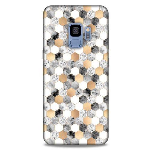 Mermer Desenli (50) Tema Shockproof Kılıf Koyu Gri Samsung Galaxy S9 Kılıf