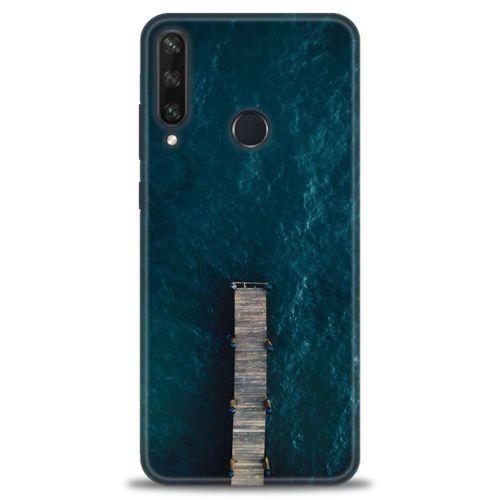 Huawei Y6P Kılıf HD Baskılı Kılıf - İskele + Tam Ekran Koruyucu