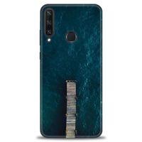 Huawei Y6P Kılıf HD Baskılı Kılıf - İskele + Tam Ekran Koruyucu