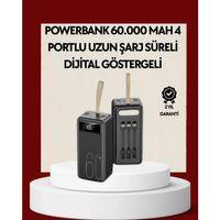 4 Çıkışlı Hızlı Şarj Destekli Powerbank