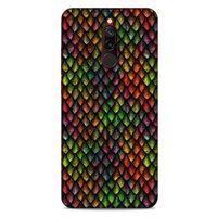 Xiaomi Redmi 8 Kılıf Dragons (6) Silikon Kılıf Ejderha Skin Çok Renkli