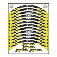 YAMAHA Yamaha Sarı Reflektör Baskı Xmax Uyumlu 1 Set Jant Şeridi