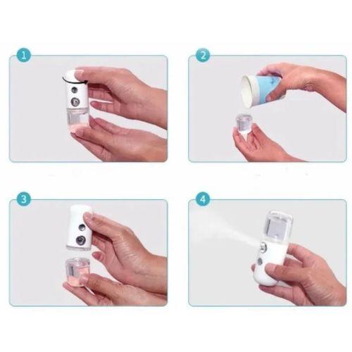 Şarjlı Mini Yüz Nemlendirici Dezenfektan Cihazı Mist Sprayer