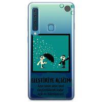 Samsung Galaxy A9 2018 Kılıf Eleştriye Açığım Arka Kapak Koruma Desenli Full Koruyucu