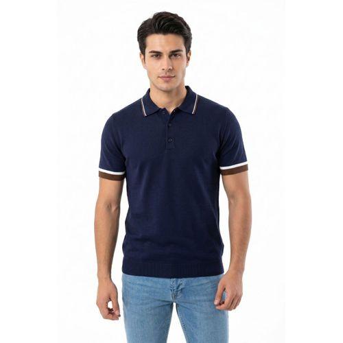Erkek Polo Yaka Kısa Kollu Triko Tişört Regular Kalıp BGL-ST05559