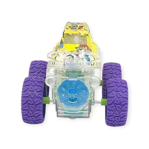 Sürtmeli Işıklı Off-Road Aracı - 7310 - Mor