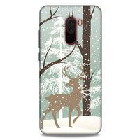 Xiaomi Pocophone F1 Kılıf Snowix (22) Tam Koruma Kılıfı Açık Kahve