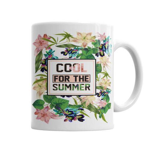 Summer Flowers Kupa Bardak Porselen
