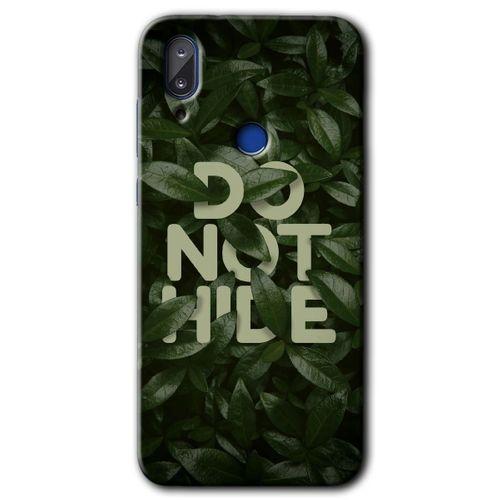 Vestel E5 Kılıf HD Desen Baskılı Arka Kapak - Do Not Hide + Kırılmaz Cam