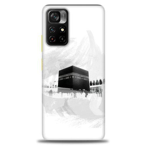 Xiaomi Poco M4 Pro 5G Kılıf HD Baskılı Kılıf - Kabe-i Münevvere + Tam Ekran Koruyucu
