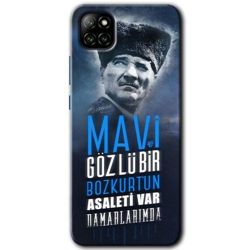 Casper Via E30 Kılıf HD Desen Baskılı Arka Kapak - Bozkurt Atatürk