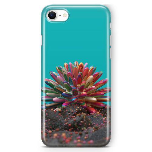 Apple iPhone SE 2020 Kılıf Siliconia Arka Kapak Koruma Desenli Full Koruyucu