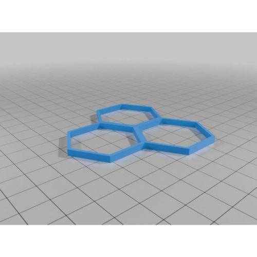 Doctor H Standart BT Ölçek Altıgen Arazi Sistemi Derinlik 0 3D Baskı (Bu ürün Sadece Plastik parçadır - Almadan Önce Soru Sorabilirsiniz)