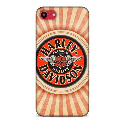 Apple iPhone SE 2020 Uyumlu Kılıf Motorsiklet (43) Thin Fit Kılıf Harley