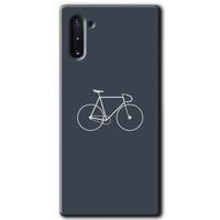 Galaxy Note 10 Kılıf HD Desen Baskılı Arka Kapak - Bike