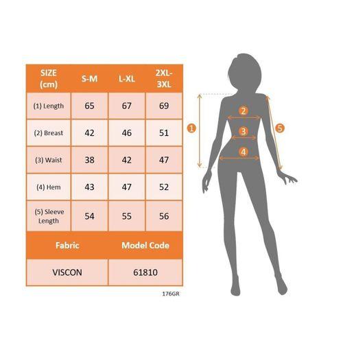 Kadın Uzun Kollu Yakadan Halka Detaylı Viskon Bluz