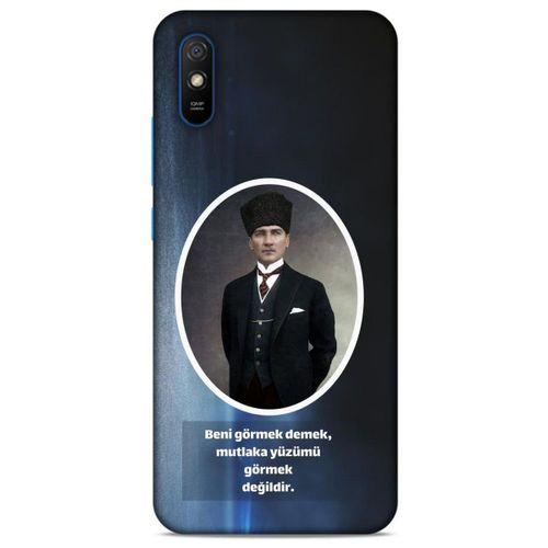 Xiaomi Redmi 9A Kılıf Atatürk (7) Telefon Kılıfı Lavivert