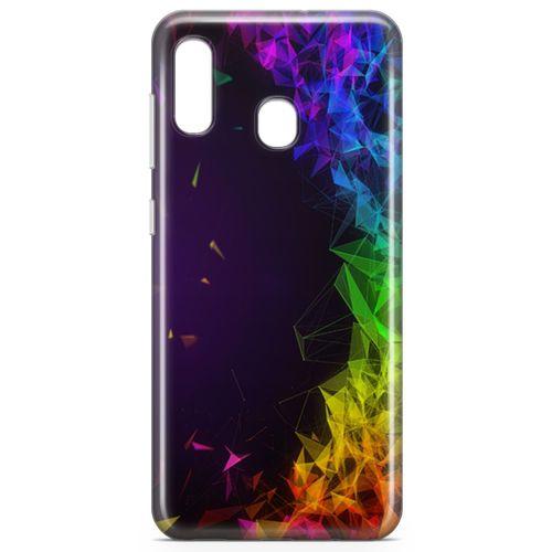 Samsung Galaxy A30 Kılıf Prizma Arka Kapak Koruma Desenli Full Koruyucu