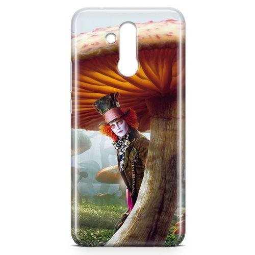 Huawei Mate 20 Lite Kılıf Alice Harikalar Diyarında Arka Kapak Koruma Desenli Full Koruyucu