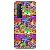 Graffitix (14) Desenli Silikon Kapak Xiaomi Mi Note 10 Lite Kılıf