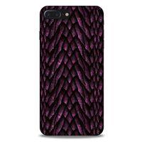 Apple Iphone 8 Plus Kılıf Dragons (7) Telefon Kılıfı Ejderha Skin Bordo