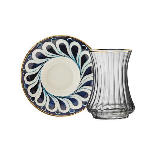 Sandro Moreno 1898 İznik Optik 12 Parça 6 Kişilik Çay Seti 150 Ml Ar263778