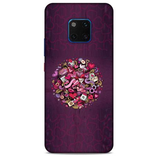 Huawei Mate 20 Pro Kılıf Hediyelik Seri Sevgililer Günü (36) 14 Şubat Glitter Kılıf