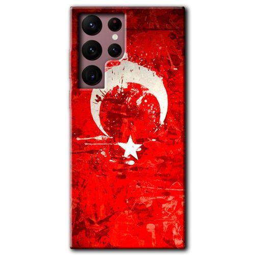 Samsung Galaxy S22 Ultra Kılıf HD Desen Baskılı Arka Kapak - Albayrak 2