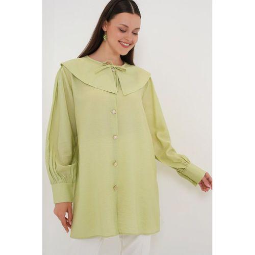 Bebe Yaka Uzun Tunik 5967 - E.Yeşil