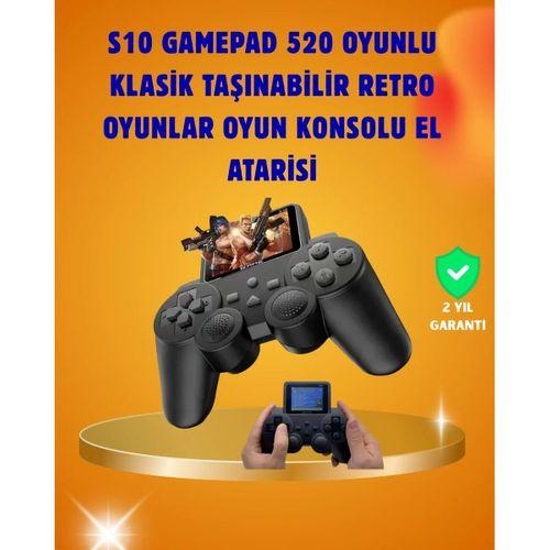 Çocuklar Ve Yetişkinler İçin Uygun 500 Oyunlu Taşınabilir Mini Retro El Konsolu